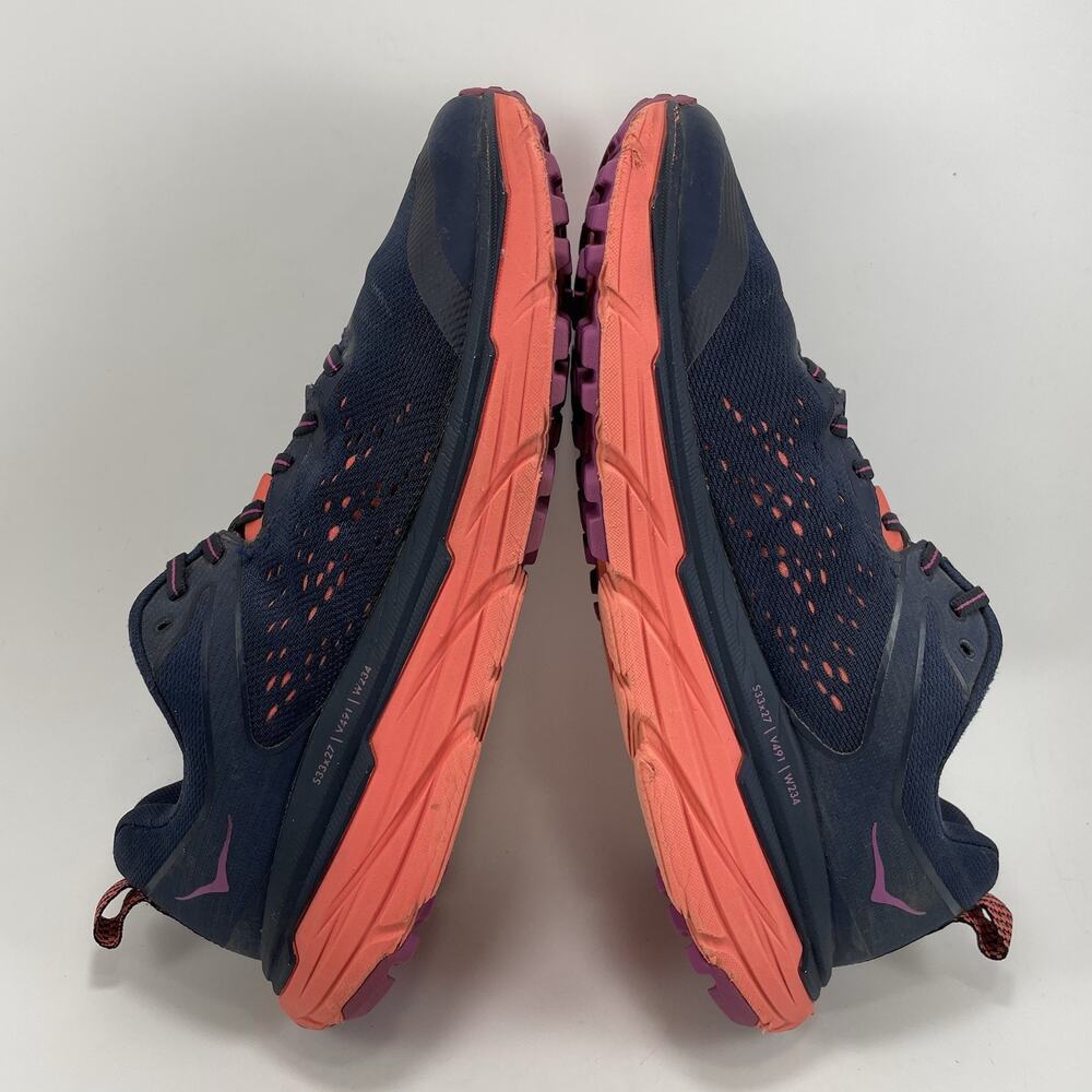 Hoka One One Challenger ATR 6 Running Shoes Womens Size 9.5 B Blue Pink Athletic - Picture 6 of 11